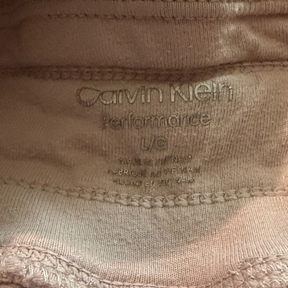 Calvin Klein Light Pink Cropped Pants - Picture 4 of 5